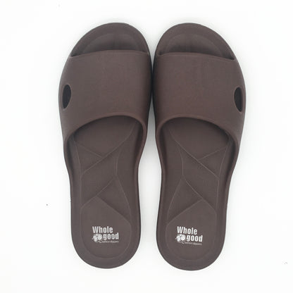 Taiwan-Made 5th Gen Dolphin Anti-Slip Slippers | Wide-Toe Thick-Sole EVA Cushion Arch-Support | Unisex Indoor & Outdoor Comfort Slides
