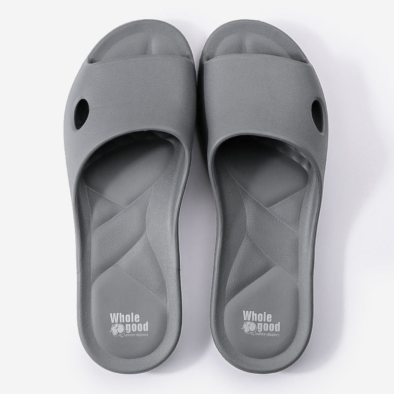 Taiwan-Made 5th Gen Dolphin Anti-Slip Slippers | Wide-Toe Thick-Sole EVA Cushion Arch-Support | Unisex Indoor & Outdoor Comfort Slides