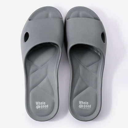 Taiwan-Made 5th Gen Dolphin Anti-Slip Slippers | Wide-Toe Thick-Sole EVA Cushion Arch-Support | Unisex Indoor & Outdoor Comfort Slides