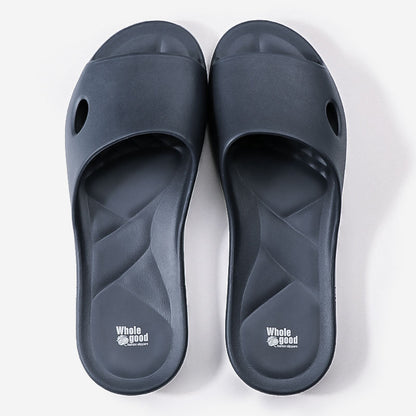 Taiwan-Made 5th Gen Dolphin Anti-Slip Slippers | Wide-Toe Thick-Sole EVA Cushion Arch-Support | Unisex Indoor & Outdoor Comfort Slides